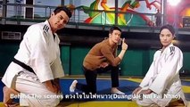 เจมส์ มาร์ จีน่า ในกองละคร ดวงใจในไฟหนาว  James Ma Yeena behind the scenes Duang Jai Nai Fai Nhao