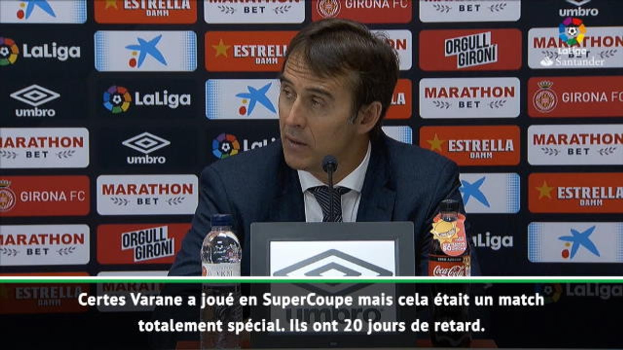 2e j. - Lopetegui: "Modric et Varane rentrent dans le groupe petit à petit"