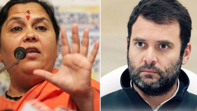 Uma Bharti का Madhya Pradesh में Rahul Gandhi पर हमला, बताया Mentally Ill | वनइंडिया हिंदी