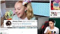 It Is IMPOSSIBLE To Understand A Word This Girl Says. (REACTING TO JOJO SIWA TRY NOT TO CRINGE)