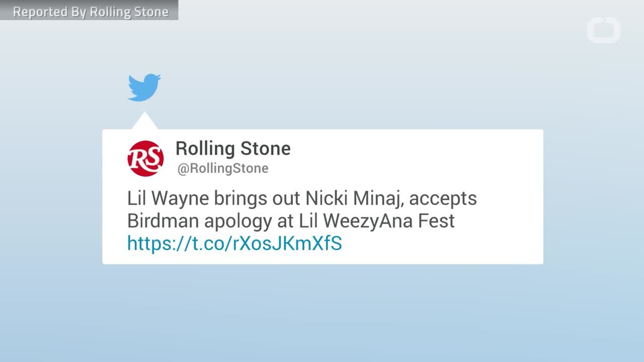 Lil Wayne Brings Out Nicki Minaj, Accepts Birdman Apology