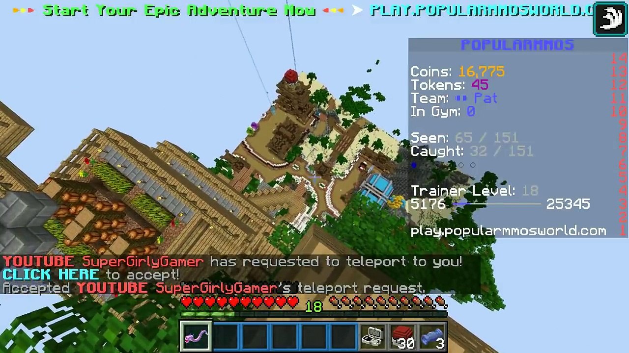 PopularMMOs Minecraft  SUPER LUCKY BLOCK POKEMON CHALLENGE! - POPULARMMOS WORLD [6]