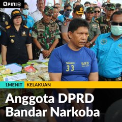 #1MENIT | Anggota DPRD Bandar Narkoba