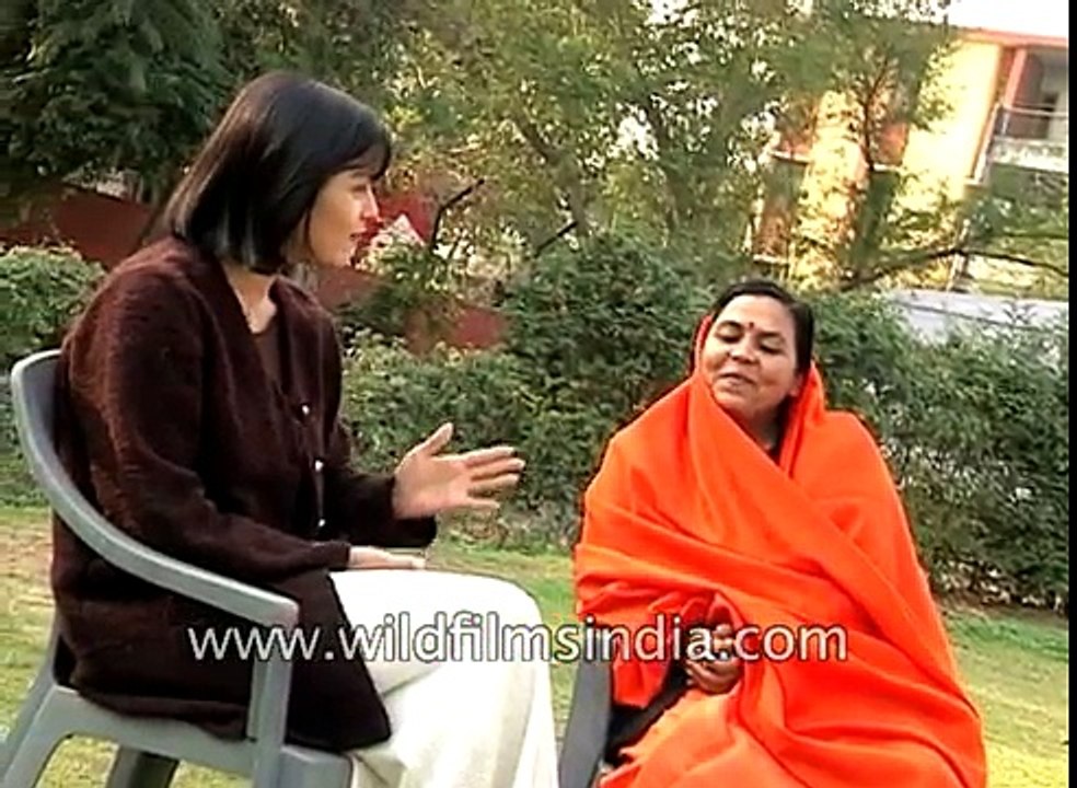 Uma Bharti- _My favourite film actors are Jackie Shroff and Sunny Deol