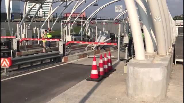 Avrasya Tüneli Girişinde Trafik Kazası