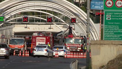 Avrasya Tüneli girişinde kaza