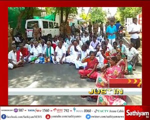 தூர்வாரப்படாத வாய்க்கால்கள் – எதிர்ப்பு தெரிவித்து திருவாரூர் மக்கள் சாலை மறியல்