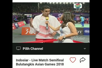 Interview Jonatan Christie Setelah Melaju Ke Final Asian games 2018