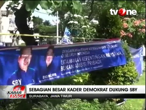 Kongres Demokrat, Sebagian Besar Kader Dukung SBY