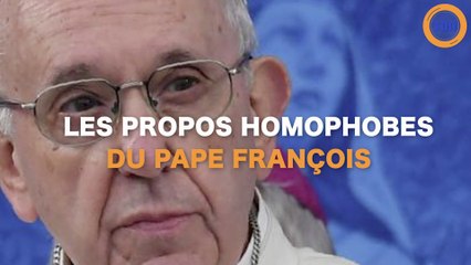 Le Pape a tenu des propos qui n'ont pas plu à tout le monde !