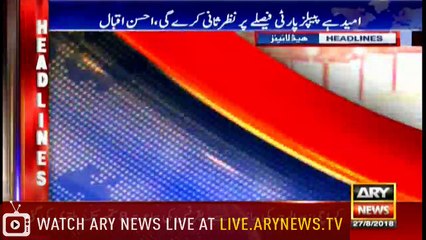 Headlines 1300 27th August 2018