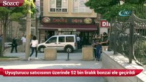 Uyuşturucu satıcısının üzerinde 52 bin liralık bonzai ele geçirildi