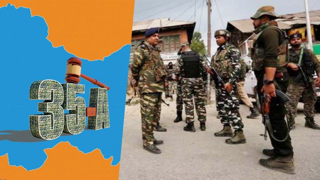 Supreme Court में Article 35 A पर सुनवाई से पहले ही बढ़ा Jammu & Kashmir में तनाव । वनइंडिया हिंदी