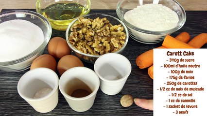 RECETTE CARROTT CAKE   FACILE ET RAPIDE