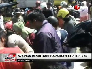 Warga Gorontalo Kesulitan Dapatkan Elpiji 3 Kg