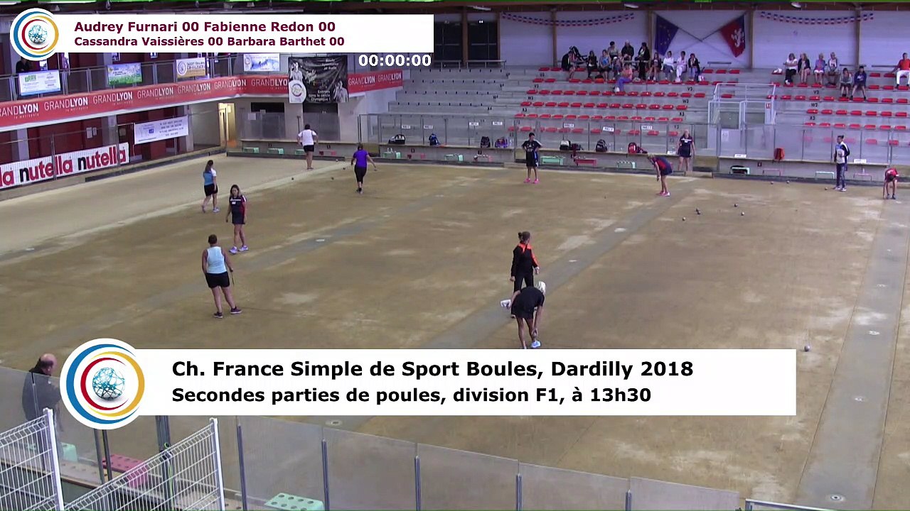 Secondes parties de poules F1, France Simple, Dardilly 2018