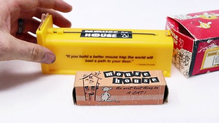 Vintage Disposable Cardboard Mouse House Mousetrap From 1962. Mousetrap Monday