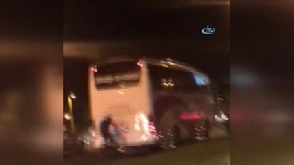 Bisikletli Sürücünün Tehlikeli Yolculuğu Kamerada