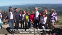 Laurent Wauquiez fait sa rentrée politique au Mont-Mézenc
