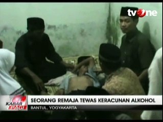 Pelajar SMA Tewas Keracunan Alkohol