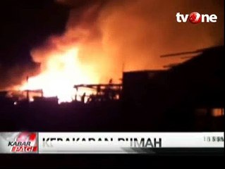 15 Rumah di Pemukiman Padat Penduduk Terbakar