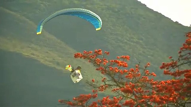 Над Андами на параплане