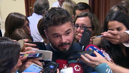 Rufián tacha al juez Llarena de "lacayo de Génova"