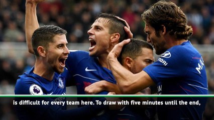 Sarri pleased with Chelsea's strong character