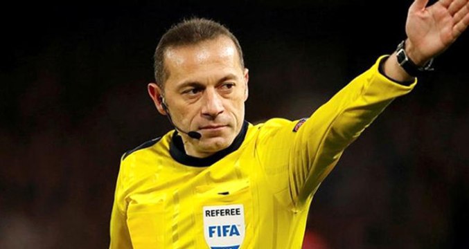 UEFA, FIFA Kokartlı Hakem Cüneyt Çakır'ı Görevlendirdi