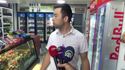 Kadın çorabıyla gasp anı güvenlik kamerasında - AFYONKARAHİSAR