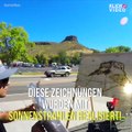 Dieser Künstler 'malt' mit Sonnenstrahlen Via: