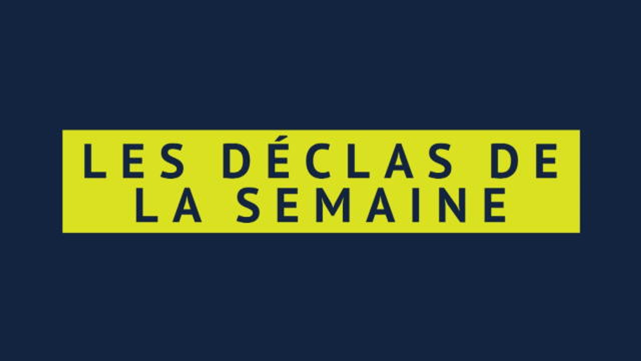 3e j. - Les déclas du week-end