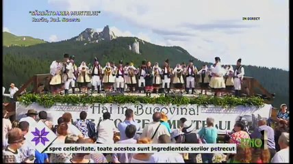 Liliana Ursachi - Sarbatoarea muntelui - Rarau, jud. Suceava (ETNO TV - 26.08.2018)