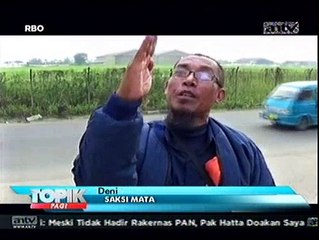 Pesawat Terbakar Saat Mendarat di Bandara Pondok Cabe