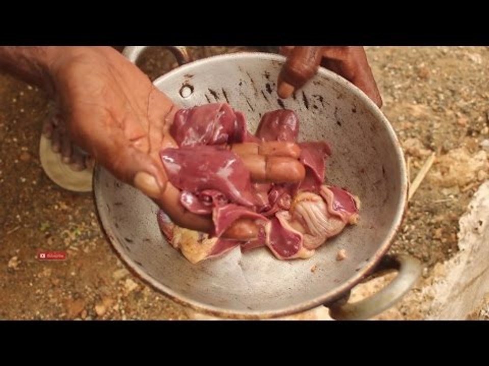 Chicken liver flame cooking in my village / VILLAGE FOOD FACTORY