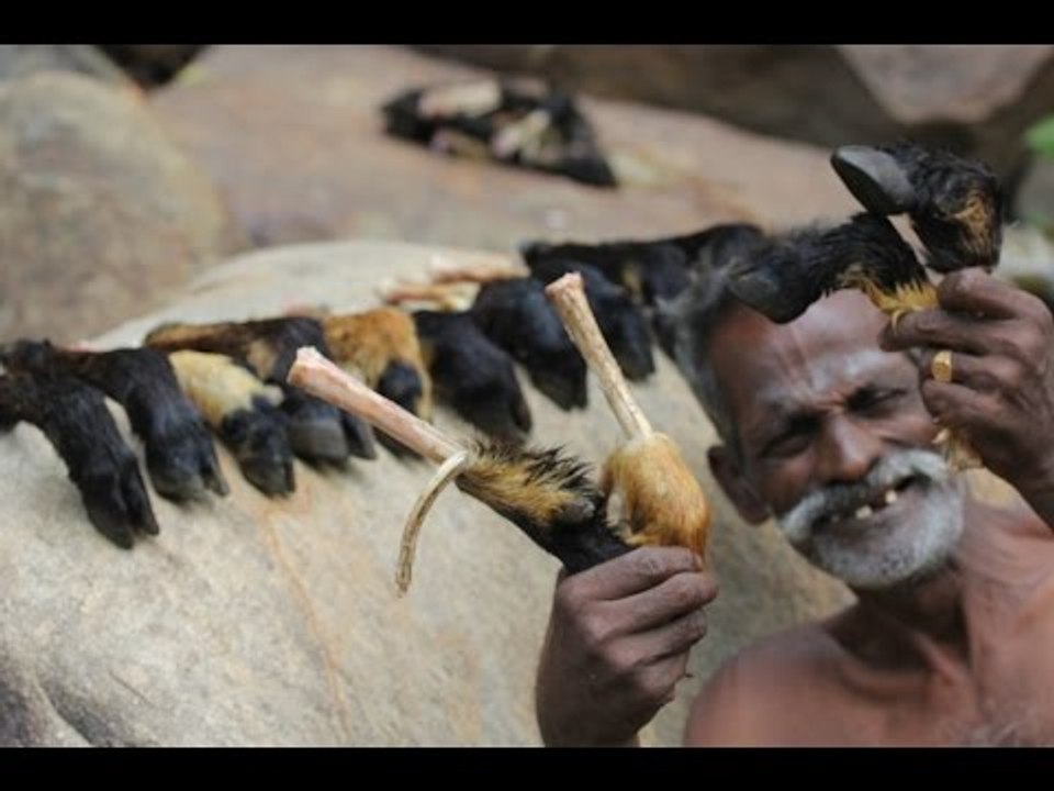 GOAT LEG SOUP / Prepared by my DADDY Arumugam / Village food factory