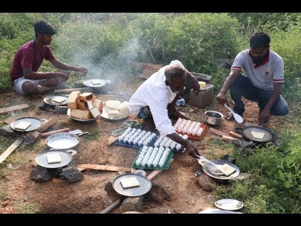 KING of EGG SANDWICH / Prepared by my DADDY ARUMUGAM / Village food factory