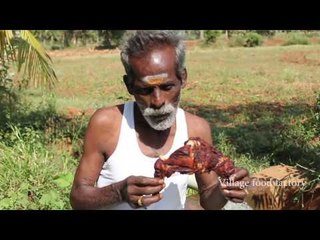 Full CHICKEN Fry Prepared by my daddy in my village farm / VILLAGE FOOD FACTORY