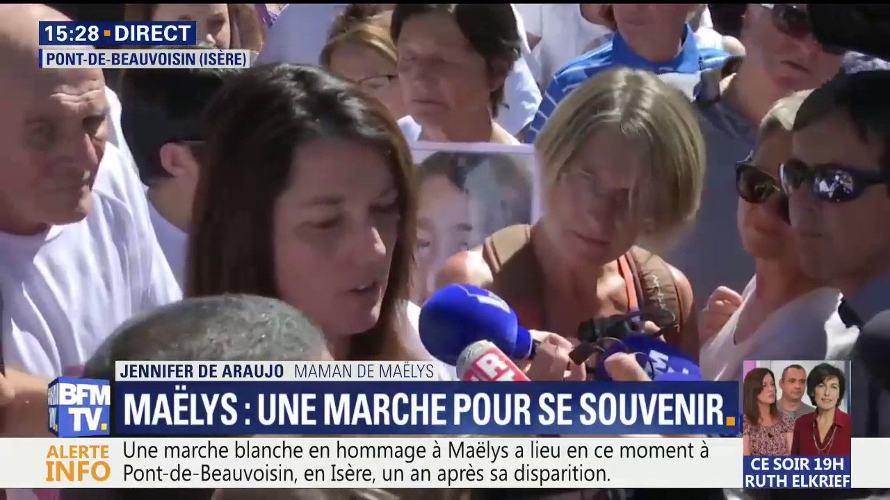 "Le combat continue" pour les parents de Maëlys qui se sont exprimés après la marche blanche
