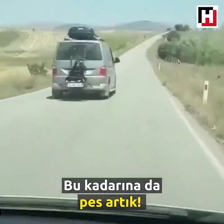 Kadını yük gibi arabaya bağlayıp götürdüler