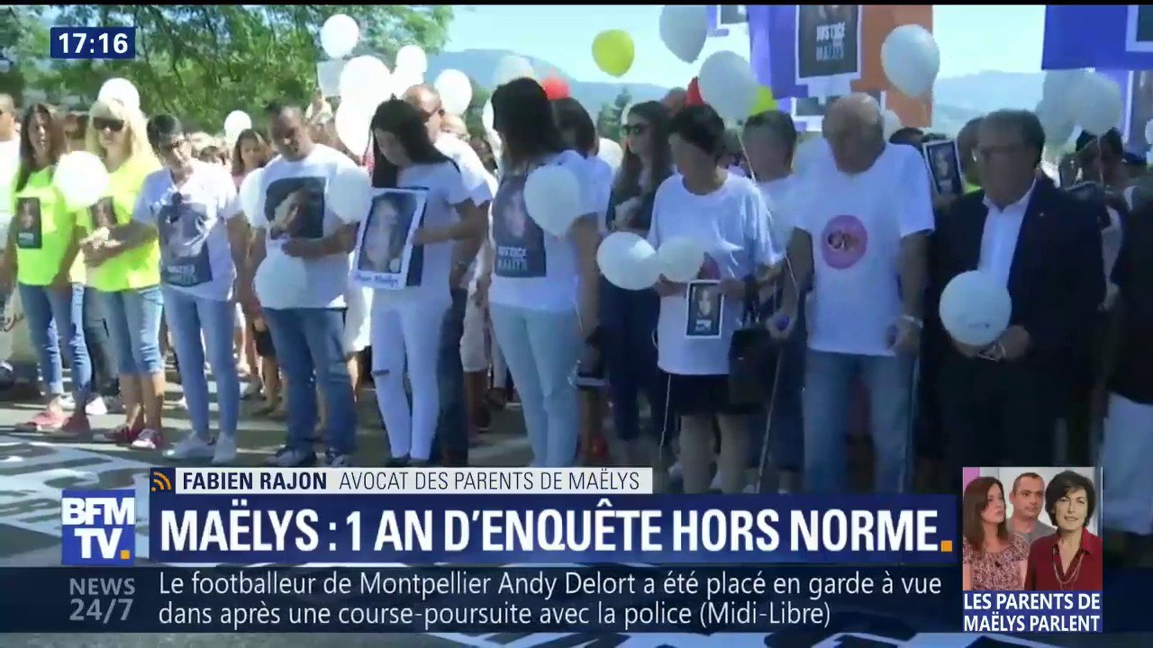 Maëlys: "On souhaite que la justice fasse toute la lumière sur la soirée du 27 août 2017", assure l'avocat de la famille