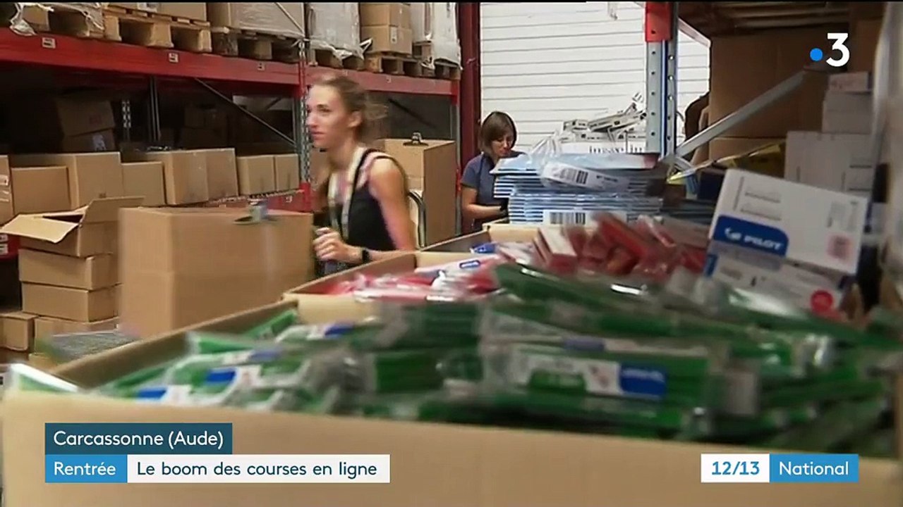 Rentrée : le boom des courses en ligne