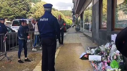 Les policiers de la zone Stavelot-Malmedy, voisine de celle où travaillait Amaury Delrez, sont venus lui rendre hommage