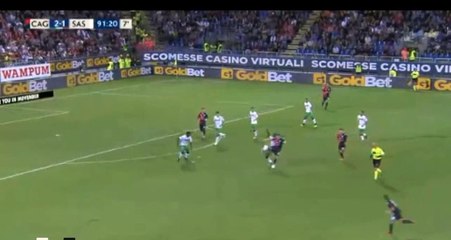 Marlon Red Card - Cagliari vs Sassuolo  2-1  26.08.2018 (HD)