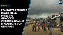 Rohingya refugees react to UN pressing genocide charges against Myanmar's top generals