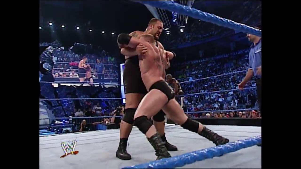 Brock Lesnar vs. Big Show, Shelton & Charlie + Big Show Destroys Brock: SmackDown, July 10, 2003 by wwe entertainment