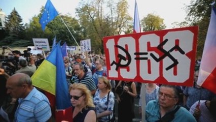 Checos y eslovacos rememoran los tanques del fin de la Primavera de Praga