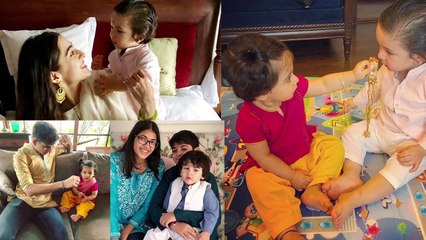 Taimur Ali Khan Sara Ali Khan Raksha Bandhan Celebration