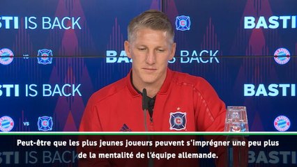 Allemagne - Schweinsteiger : "L'équipe nationale va retrouver le chemin du succès"