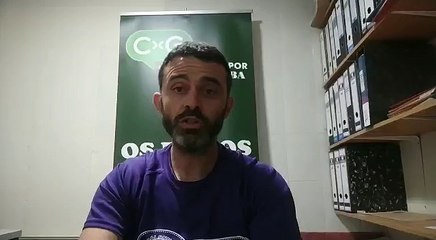 David Barbeira sobre o Cruce de Santa Catalina